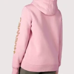 Pink Carhartt Sleeve Logo Hoodie