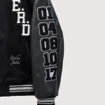 Pleasures Nerd Black Varsity Letterman Jacket