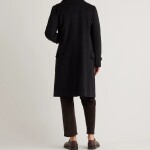 Italian Wool Double-Breasted Long coat