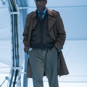 Justice League Silas Stone Trench Coat
