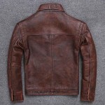 Men’s Brown Premium Moto Jacket