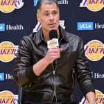 Rob Pelinka Leather Jacket