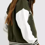 Salt Lake Colour Block Varsity Bomber Jacket