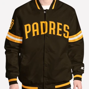 San Diego Padres Starter Brown Varsity Jacket