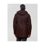 Shearling Sheepskin Hooded Coat