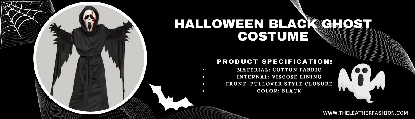 Halloween Black Ghost Costume-1