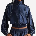 SNL S50 Scarlett Johansson Blue Track Jacket