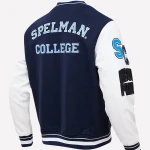 Spelman College Jaguars Full-Zip Varsity Jacket