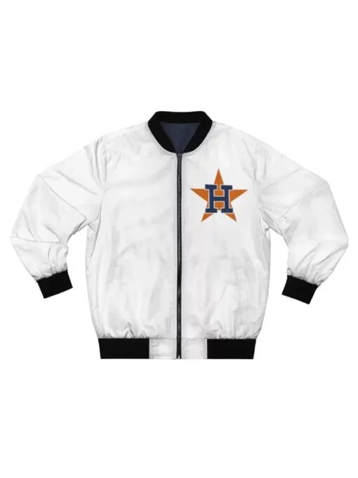 Houston Astros White Bomber Jacket