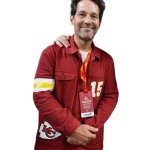 Super Bowl LIX Paul Rudd Red Jacket