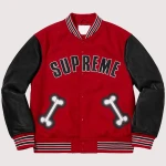 Supreme Bone Varsity Jacket