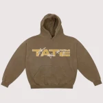 Tate Mcrae Stars Brown Hoodie