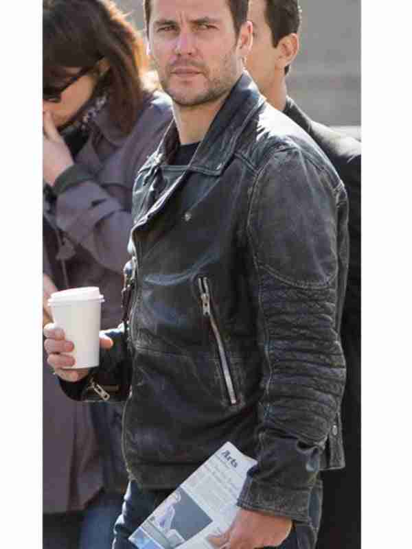 American Assassins Taylor Kitsch The Ghost Leather Jacket