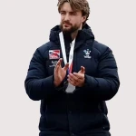 Team GB Bobsledder Olympics Puffer Jacket