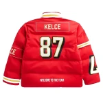 Off Season Travis Kelce Chiefs Player Puffer Jacket