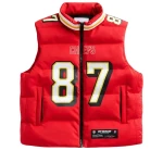 Travis Kelce Off Season Kansas City Chiefs Player Puffer Vest