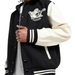 True Religion 2 Tone Varsity Jacket