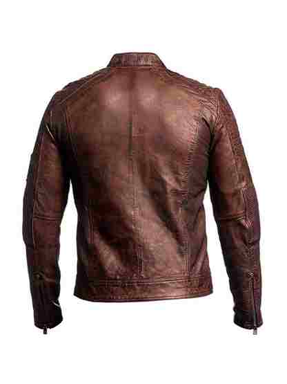 Men’s Antique Brown Leather Jacket