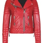 Women's Boda Style Quilted Red Jacket