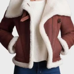 Women’s Brown Sheepskin Shearling Jacket