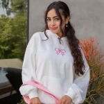 Glow House White Hoodie