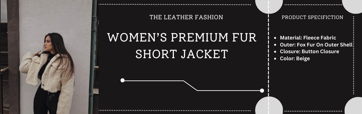 Women's Premium Fur Short Jacket 1
