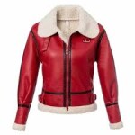 Women’s Vintage Christmas Leather Jacket
