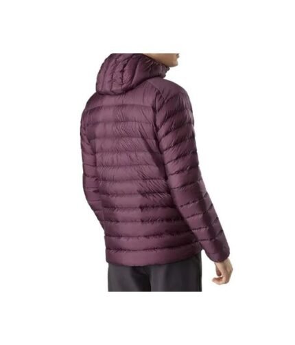 Burgundy Puffer Jacket