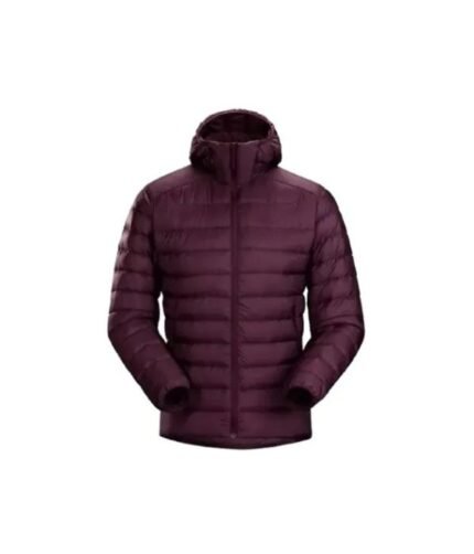 Burgundy Puffer Jacket