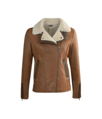 Jane B-3 Aviator Sheepskin Bomber Premium Jacket 1