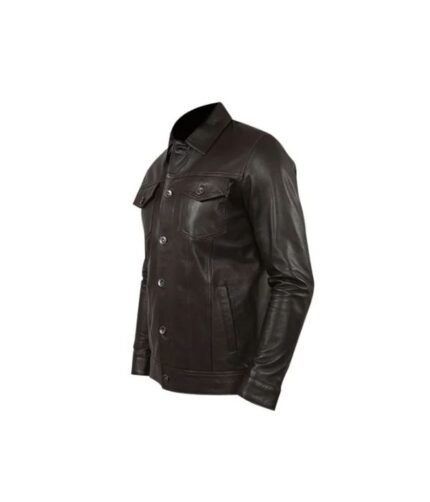Leather Black Jacket For Men