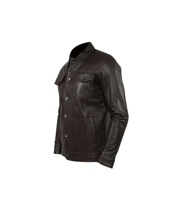 Leather Black Jacket For Men