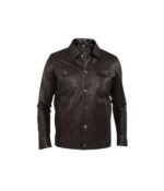 Leather Black Jacket For Men