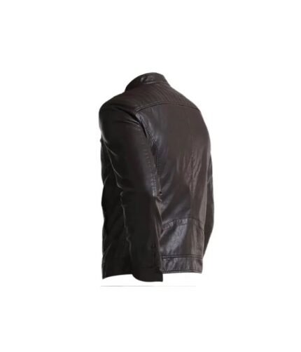 Black Leather Racer Jacket