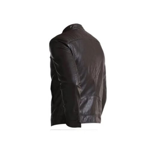 Black Leather Racer Jacket
