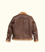 Leather Bomber Shearling Jacket