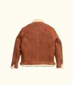 Leather Bomber Shearling Jacket