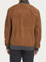 Suede Mens Bomber Jacket
