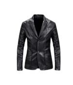 Men’s Leather Blazer