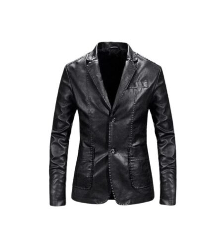 Men’s Leather Blazer
