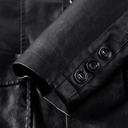 Men’s Leather Blazer