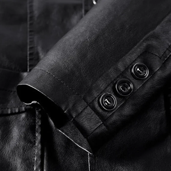 Men’s Leather Blazer