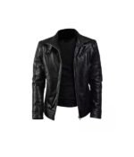 Men’s Legacy Black Leather Motorcycle Jacket