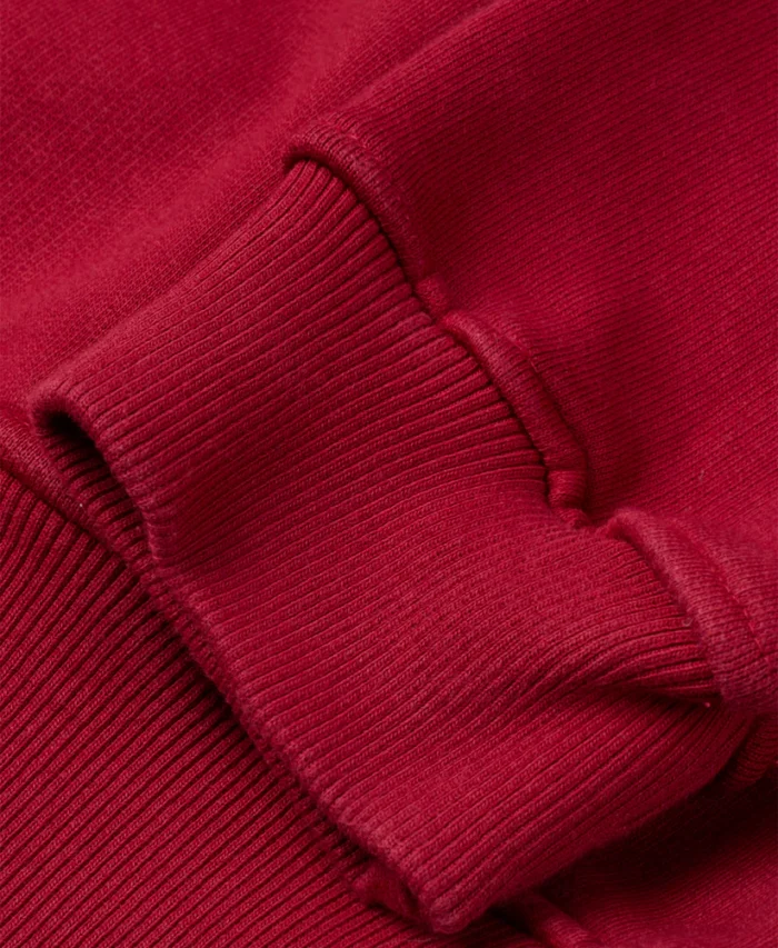 Velour Garments Red Hoodie