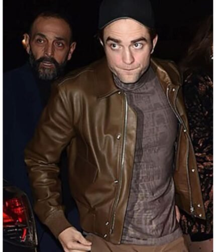 Robert Pattinson Brown Trucker Jacket