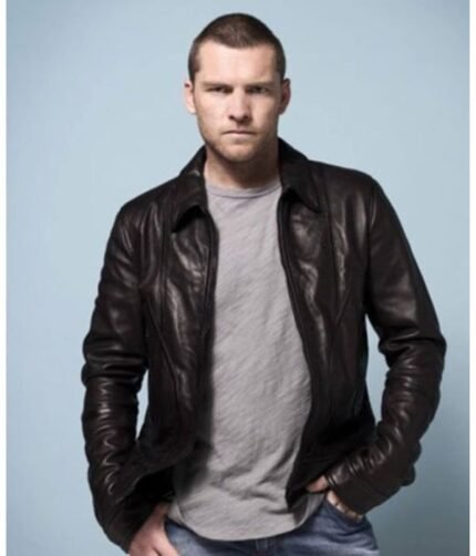 Sam Worthington Black Trucker Jacket