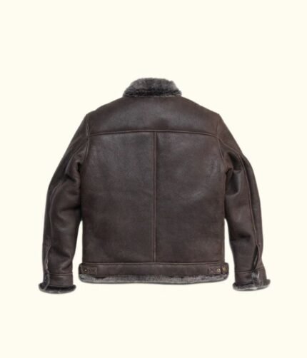 Shearling Bomber Leather Jacket