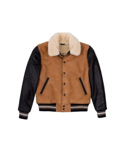 Shearling Varsity Jacket