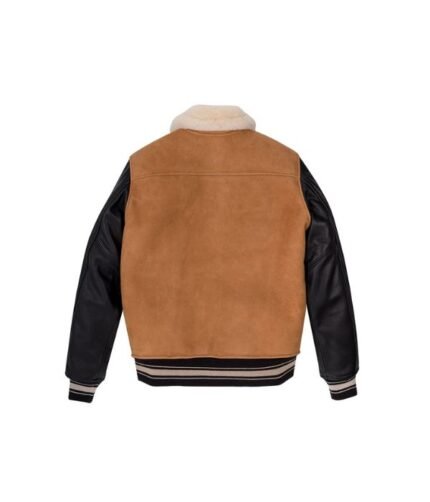 Shearling Varsity Jacket
