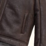Shearling Bomber Leather Jacket